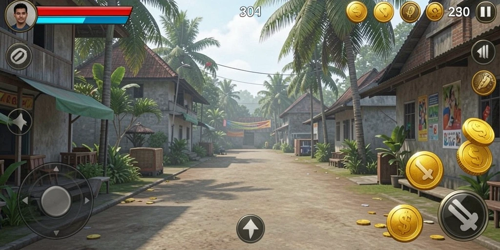 Fitur leaderboard yang memperlihatkan peringkat pemain secara global.
