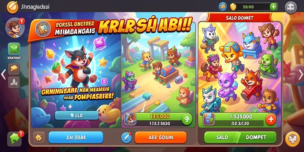 Pertempuran seru melawan bos jahat.