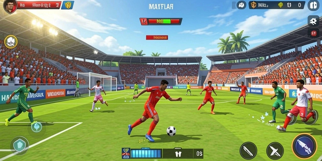 Fitur item dan karakter yang beragam.