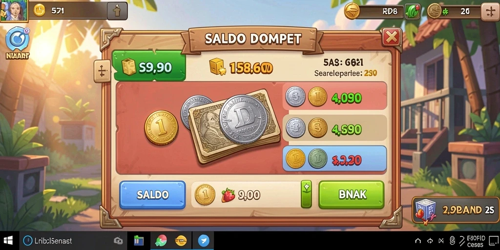 Screenshot event dengan hadiah menarik untuk para pemain.
